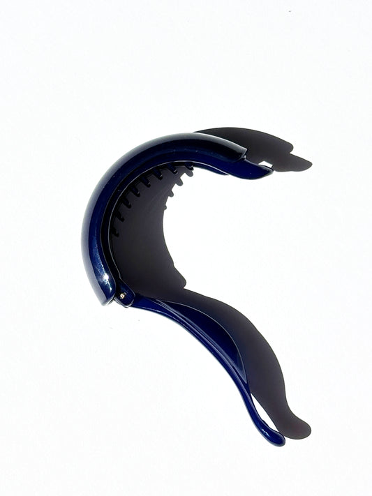 Hair Cuff in Glossy Oxford Blue