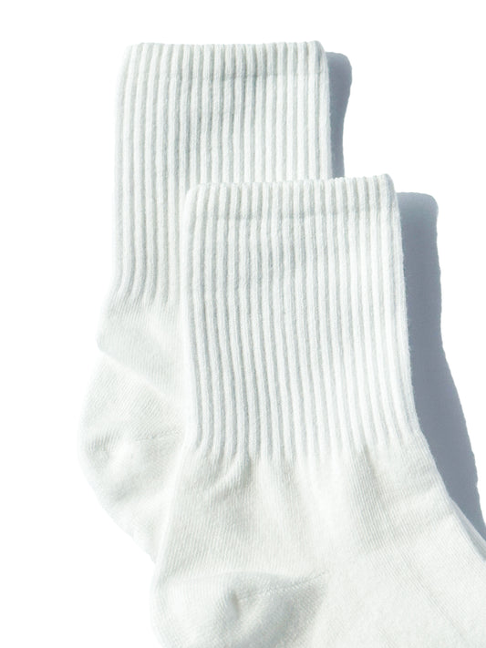Varsity Socks in Classic White