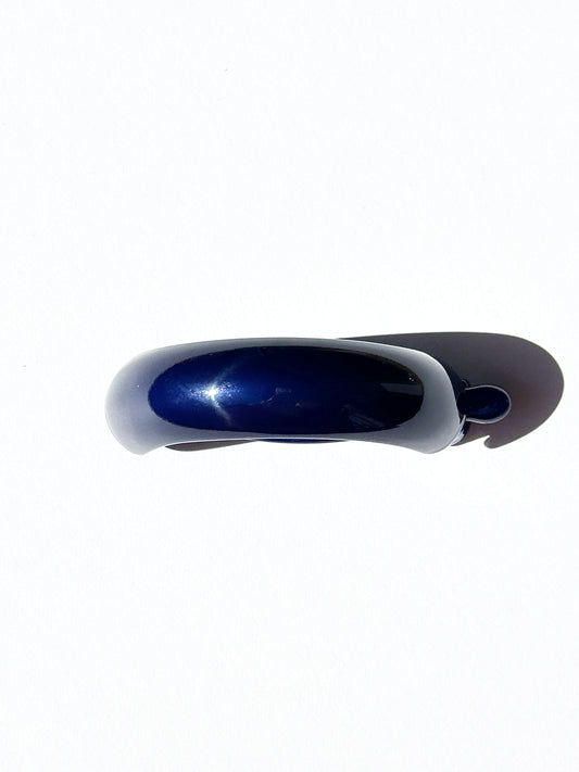 Hair Cuff in Glossy Oxford Blue