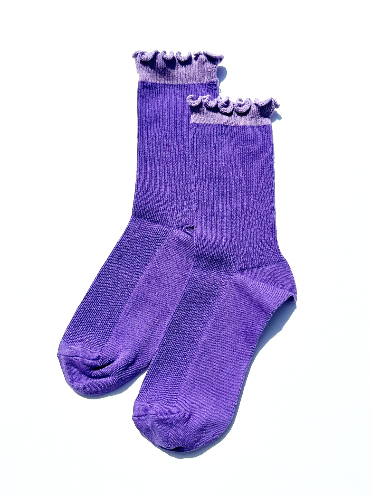 Merrow Rib Sock in Grape