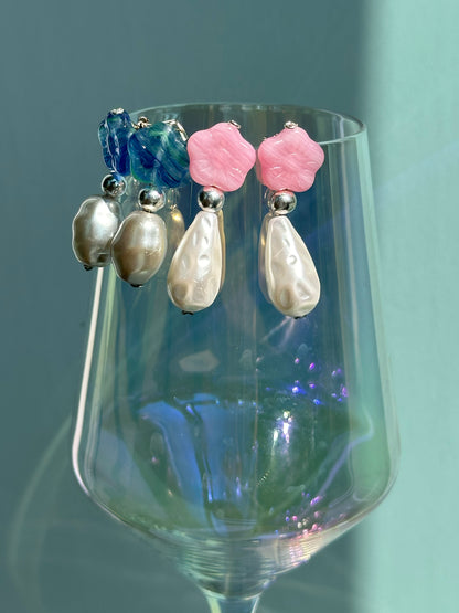 Pinkflower Earrings